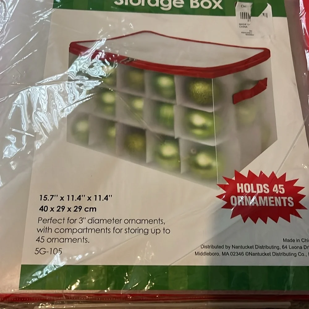 Christmas Ornament Storage Box